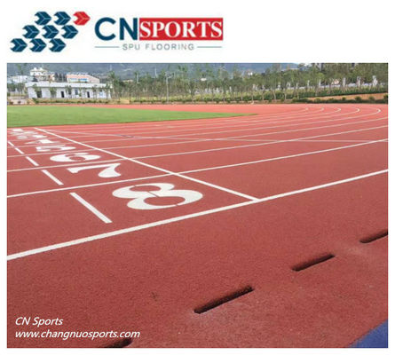 CN-S05H 9mm Spikes Running PU Runway Flooring Anti Skiding