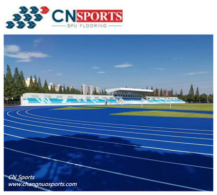 Non Toxicity High Strength SPU Sports Flooring No Smell High Rebound