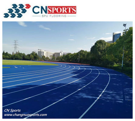 Non Toxicity High Strength SPU Sports Flooring No Smell High Rebound