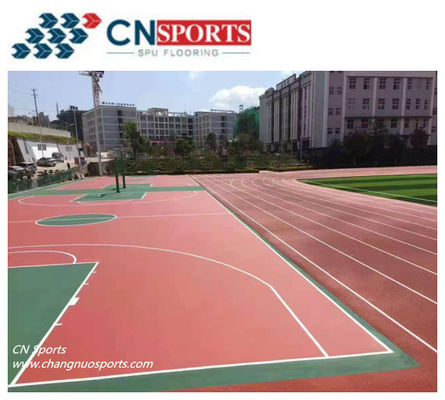 30 Springback Value SPU Baskeball Court Flooring