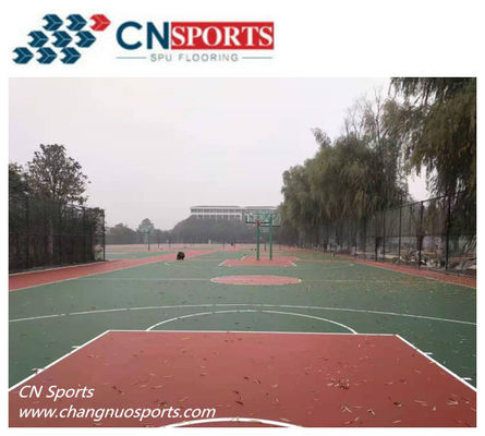 CN-S01 Silicon PU Basketball Court Flooring With Fully Penetrate ,Strengthen Substrate Surface and Increace Adhesion