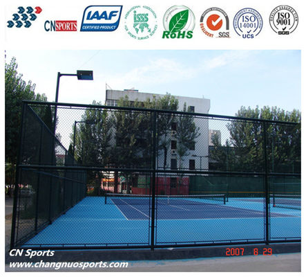 Class 1 Flame Retardancy CN-S02 Silicon PU Tennis Flooring for School
