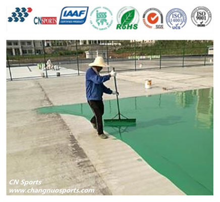 6mm 3.0mpa Tensile Strength Silicon PU Tennis Court Flooring