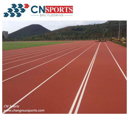 Soundproof Anti UV Synthetic Jogging Track Rubber Flooring Running Track