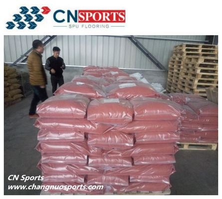 4mm Cushion Resilient EPDM Rubber Granules Pellets For Running Track