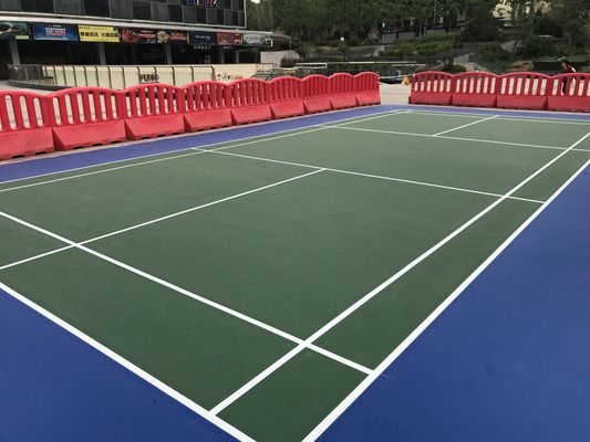 CN-S02 Non Toxic High Rebound Tennis Sports Flooring Anti Slide
