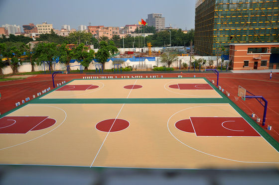 Level1 Flame Retardant Spu Flooring Anti Slide For Basketball