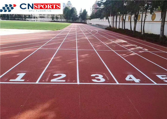 Red Rubber Running Track EPDM Granules For Playground