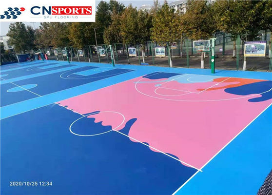 IAAF Synthetic Basketball Court Flooring