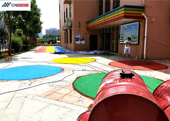 EPDM Rubber Granules Flooring Exercise Area Amusement Park
