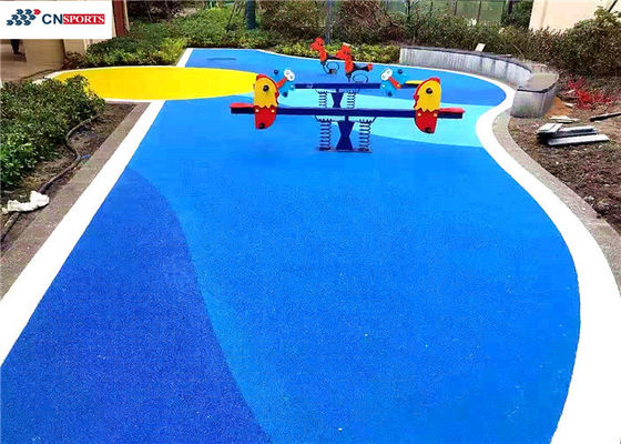 EPDM Rubber Granules Flooring Exercise Area Amusement Park