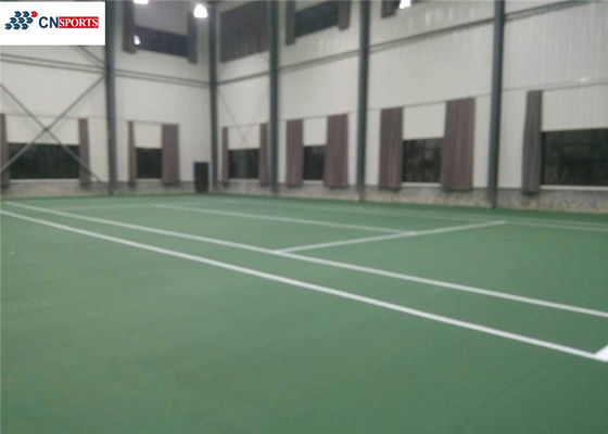 2.9mpa Tensile Strength Silicon PU Tennis Court Flooring for School