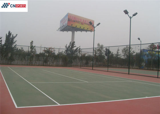 5mm 856% elongation at break Silicon PU Tennis Court Flooring
