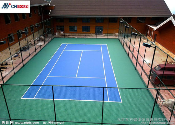 62 Slid Friction Silicon Polyurea Tennis Court Flooring Waterproof Soundproof