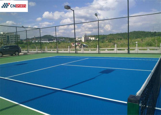CN-S01 Silicon PU Tennis Court Flooring Resilient Waterproof Soundproof