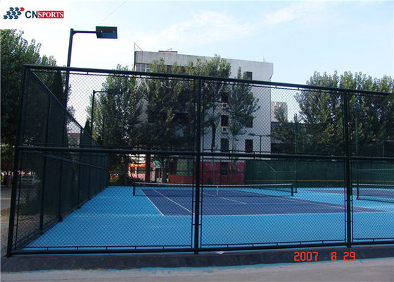 6mm 3.0mpa Tensile Strength Silicon PU Tennis Court Flooring