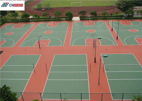 SPU Outdoor Volleyball Court Flooring No Discoloration