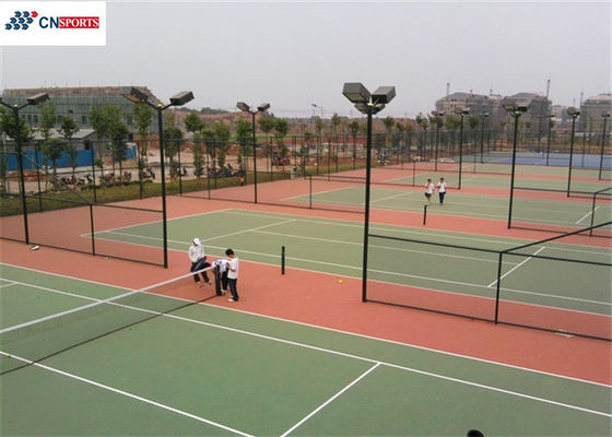 CN-S02 Silicon PU 0mm/min Water Permeability Tennis Court Flooring