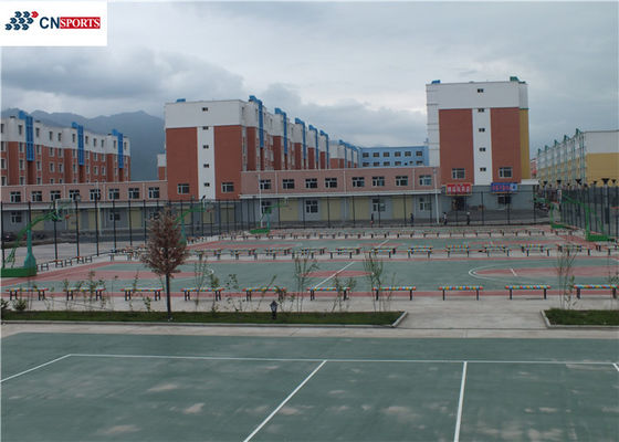 Blue Synthetic Tennis Court Acrylic Surface Wear Resistance