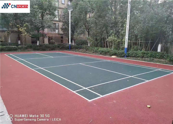 TB-003T Springback Layer Waterproof Outdoor SPU Tennis Court Flooring