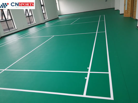 3.5mm PVC Sport Flooring , Waterproof Badminton Court Flooring Mat