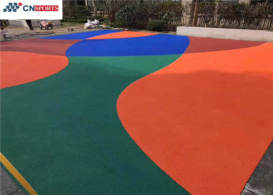 Green Synthetic Rubber Flooring Soundproof With EPDM Granules