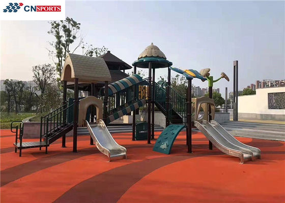 Red Laminated Moving EPDM Rubber Flooring Waterproof Soundproof Anti Slide