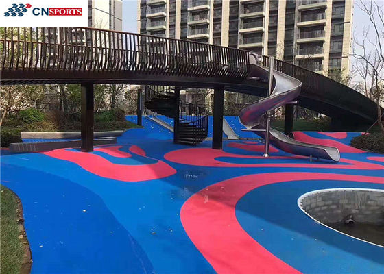 2.0Mpa Rubber Tiles Outdoor Playground Anti Slip ISO14001