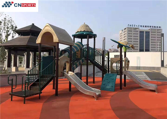 Colored Granules EPDM Rubber Flooring Soundproof UV Resistant