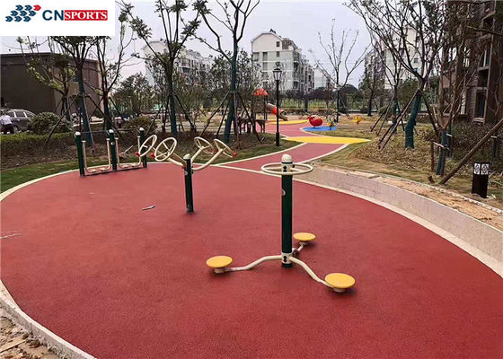 Red Laminated Moving EPDM Rubber Flooring Waterproof Soundproof Anti Slide