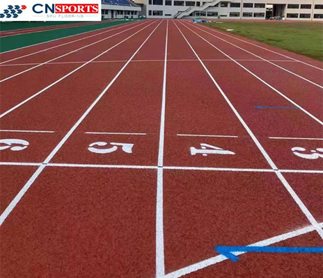 13mm Internation Standard IAAF Approved Anti UV Sports Field Surfacing Materials for Athletic Running Track