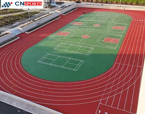 13mm Internation Standard IAAF Approved Anti UV Sports Field Surfacing Materials for Athletic Running Track
