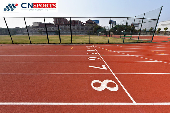 Sandwich system IAAF certified Athletic Sports Field Flooring Rubber Running Track