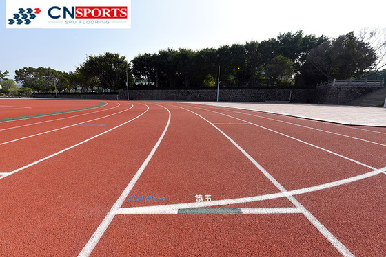 Sandwich system IAAF certified Athletic Sports Field Flooring Rubber Running Track