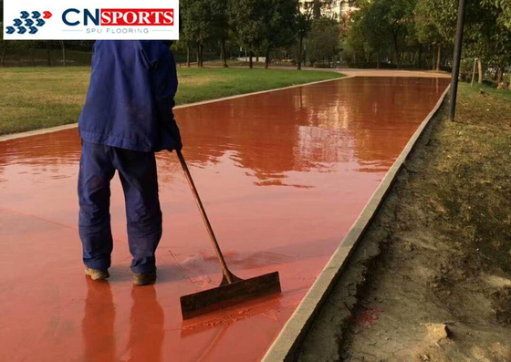 Full PUR Outdoor Athletic Rubber Running Track IAAF Certificate All-Weather