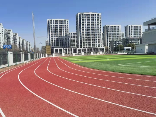 All Weather Silicone Polyurethane Running Track With Good Appearance
