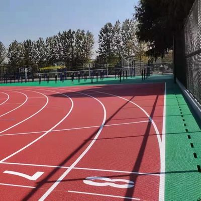 Outdoor Higher Impact Absorption SPU Synthetic Running Track Professional