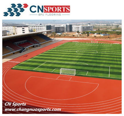 Soundproof Anti UV Synthetic Jogging Track Rubber Flooring Running Track