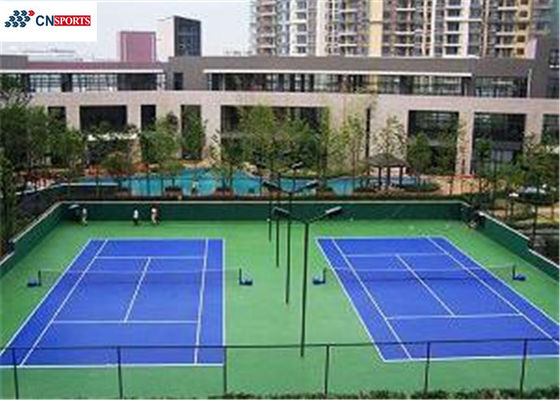 Blue Synthetic Tennis Court Acrylic Surface Wear Resistance