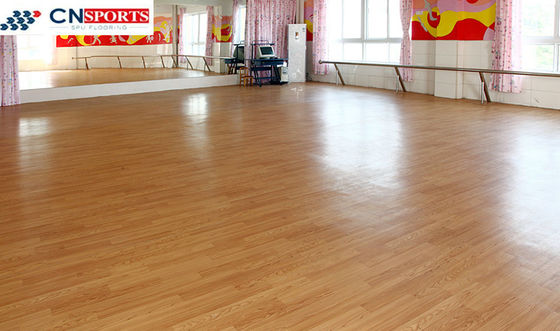 IAAF PVC Sport Flooring , Dancing Wooden Pvc Floor Mat