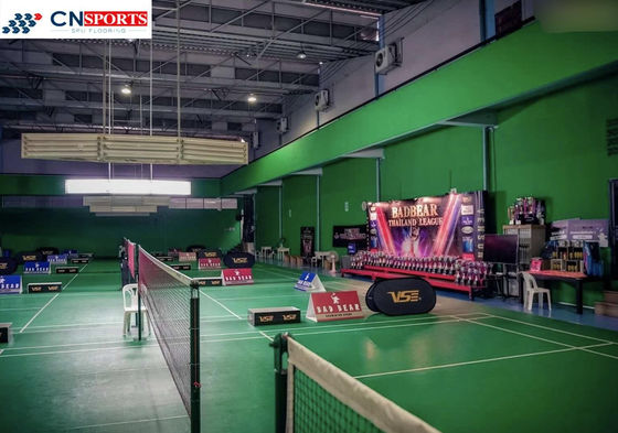 3.5mm PVC Sport Flooring , Waterproof Badminton Court Flooring Mat
