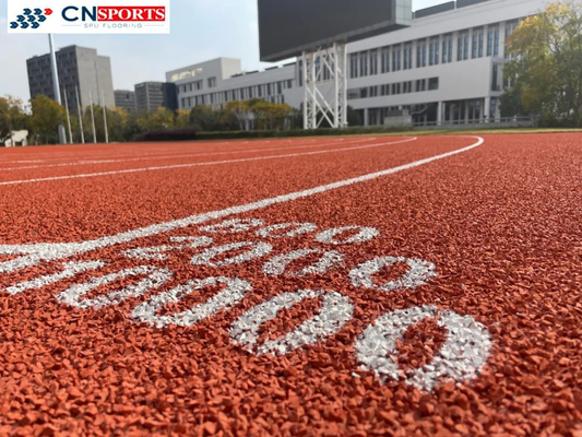 13mm Internation Standard IAAF Approved Anti UV Sports Field Surfacing Materials for Athletic Running Track
